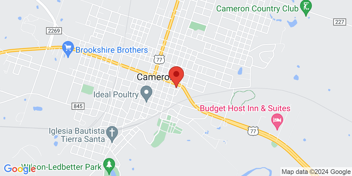 Map of Cameron Public Library